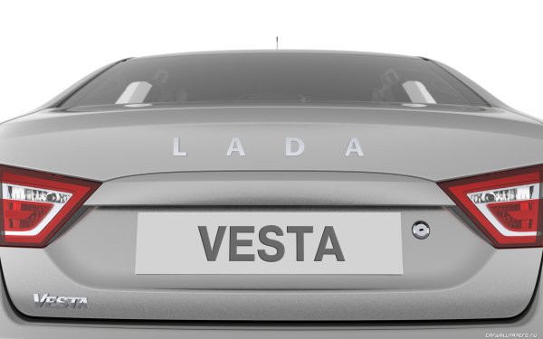 Орнамент задка Lada Веста