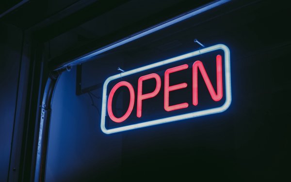 Неоновая табличка