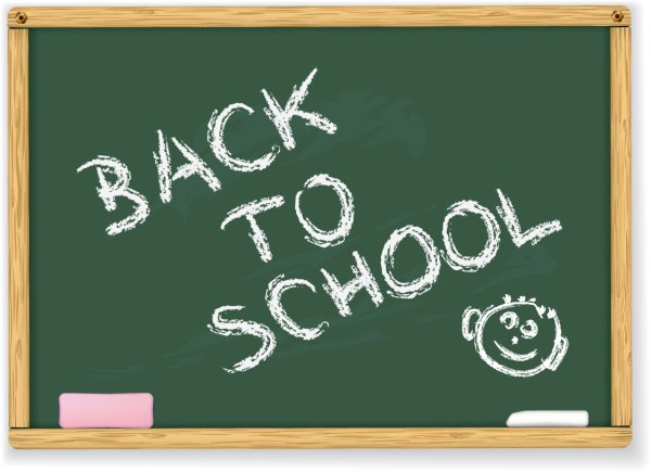 Надписи на доске в школе