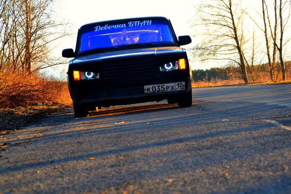 Лада ВАЗ 2107 злые фары