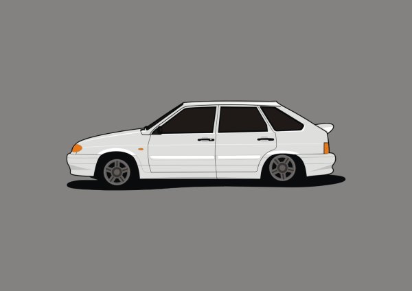 ВАЗ 2114 вид сбоку