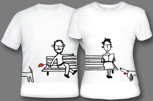 Шаблон футболки для печати