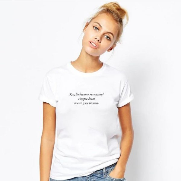 Стильные надписи на футболках