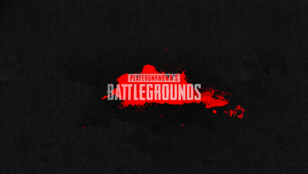 Надпись PUBG на черном фоне