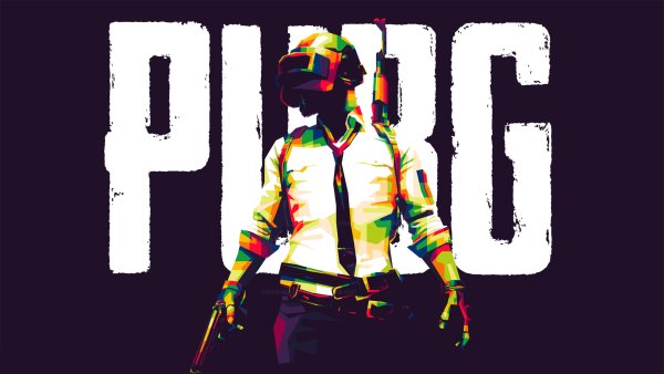 Обои с надписью ПАБГ