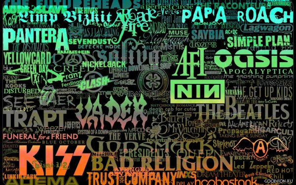 Фон для рок группы