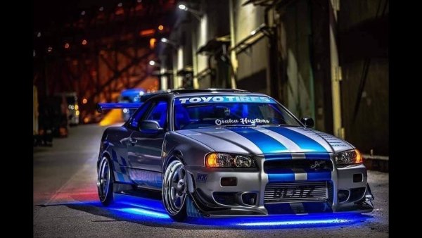Nissan Skyline r34 gt-r Форсаж
