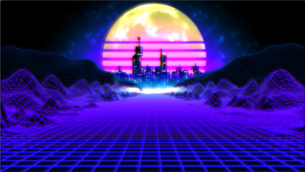 Неоновый фон для рабочего стола