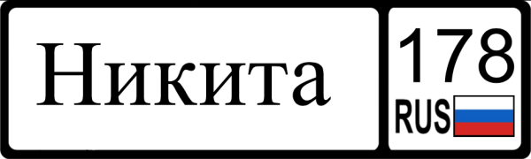 Никита имя на фоне