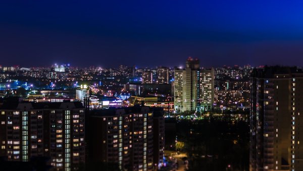 Ночной район Марьино