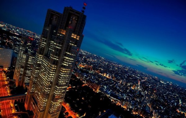 Крыша небоскреба Лос Анджелес