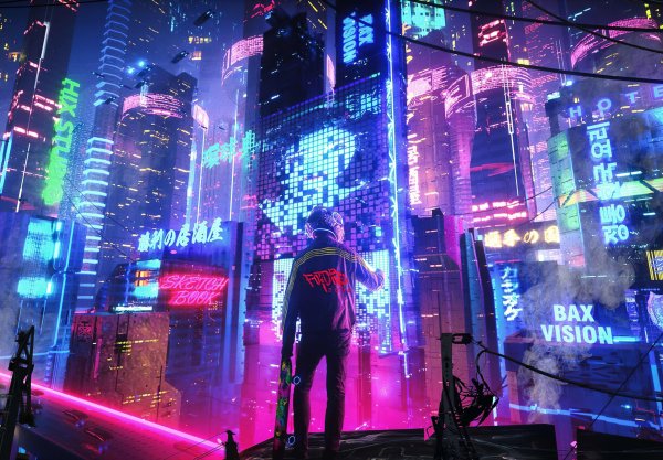 Город Найт Сити Cyberpunk 2077