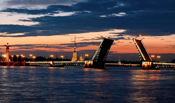 Санкт Петербург 4к Дворцовый мост