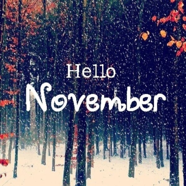 Ноябрь надпись