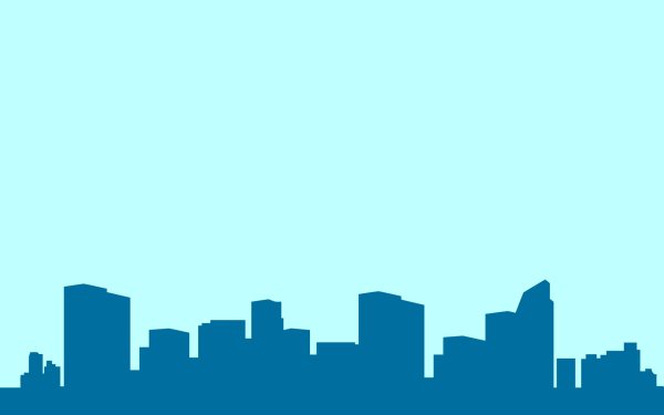 Силуэты домов города