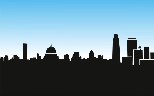 Силуэт города