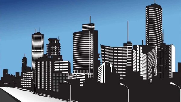 Город вектор