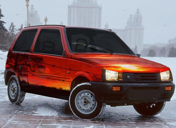 Ока окушка машина