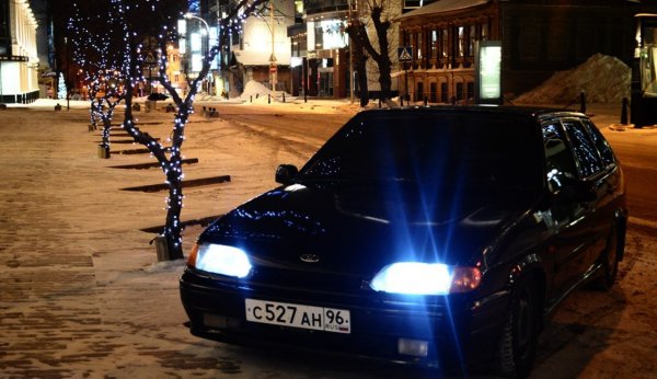 ВАЗ 2114 опер стайл с стробоскопами