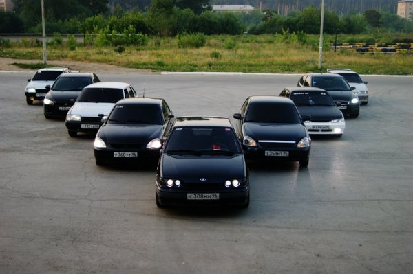 ВАЗ 2114 И Приора тонированные