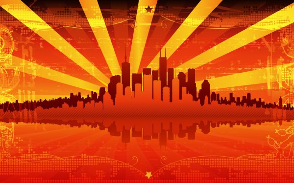 Абстрактный город