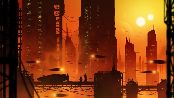 Оранжевый город