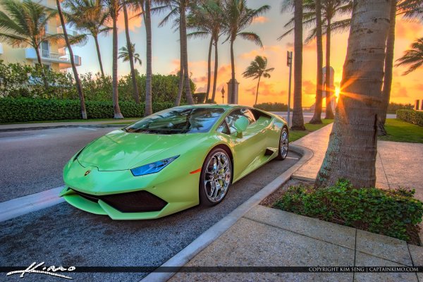 Ламборджини и пальмы Майами