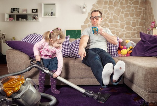 С папой интересно