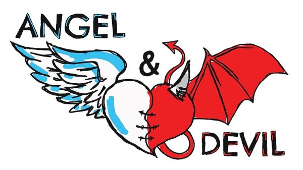 Angel Demon надпись
