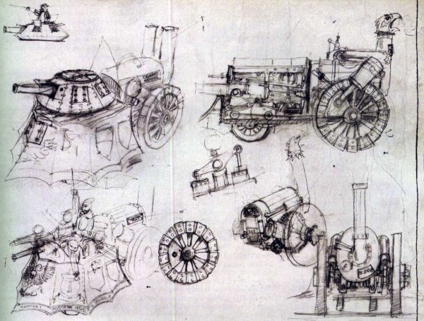 Танк Джеймса Коуэна паровой