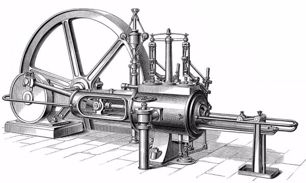 Паровые машины 19 века на насосных станциях
