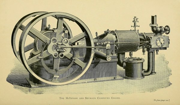 Английская паровая машина 1910 года