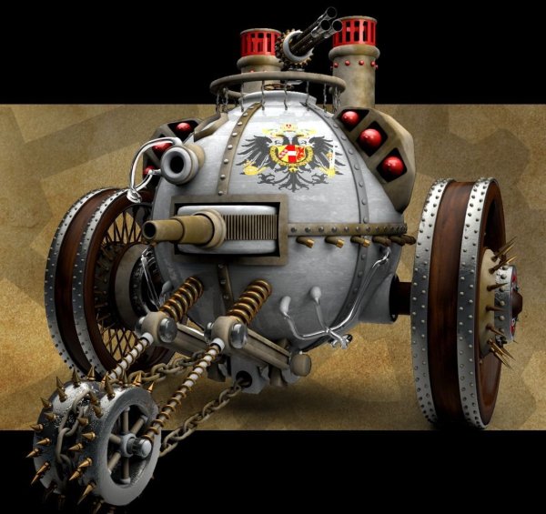 Стимпанк паровые танки