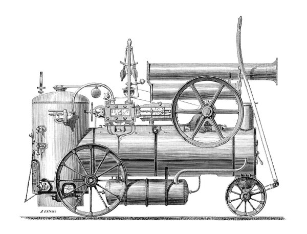 Паровой двигатель 19 века