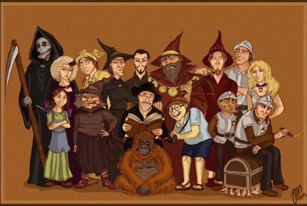 Терри Пратчетт плоский мир герои