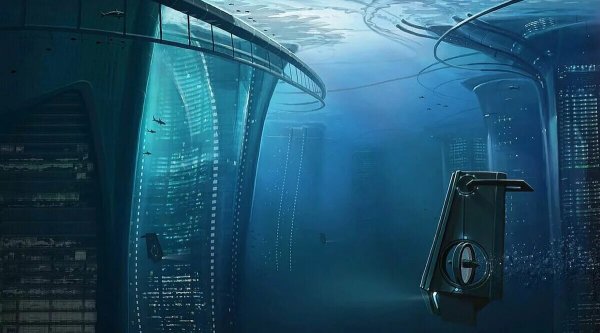 Sci Fi город футуризм