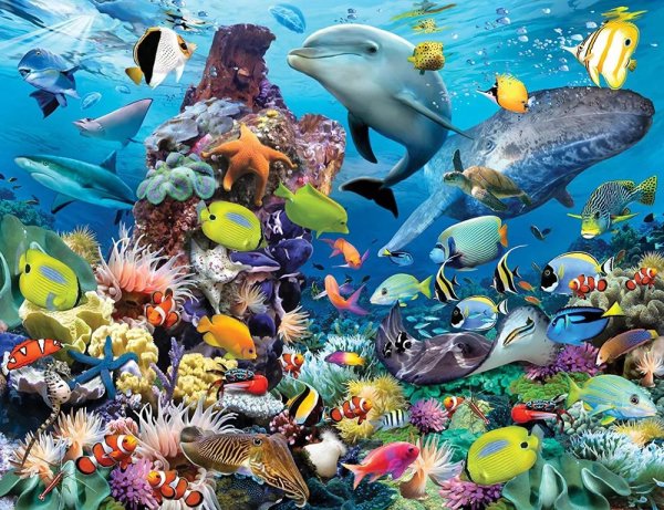 Пазл подводный мир 2000 Равенсбургер