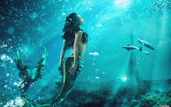 Подводный мир русалки