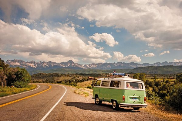 Фургончик в горах