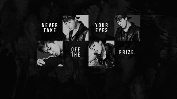 Черные обои БТС