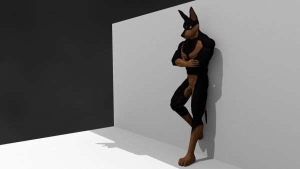 Фурри Доберман референс