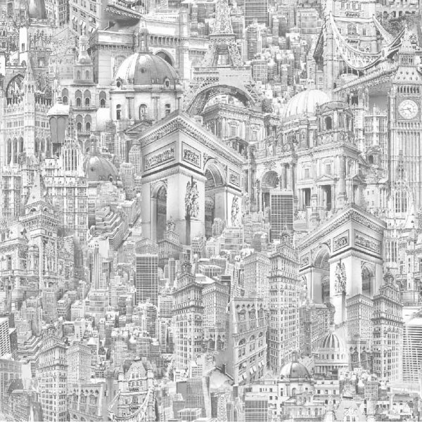 Обои Брянск дуплекс с гранулянтом города 02 (12) 0,53м 10м с16бр