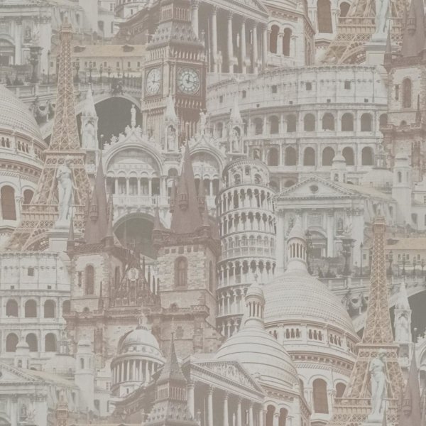 Настенные обои с городами