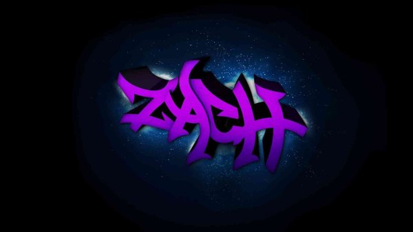 Граффити на черном фоне