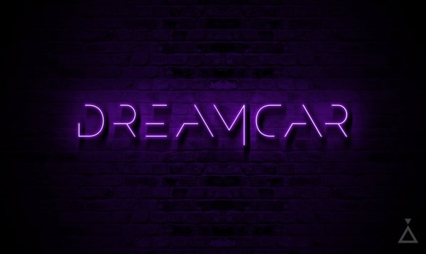 Обои с неоновой надписью