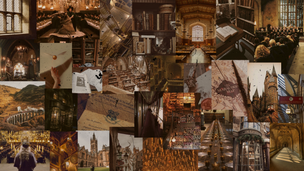 Зима Эстетика Гарри Поттер