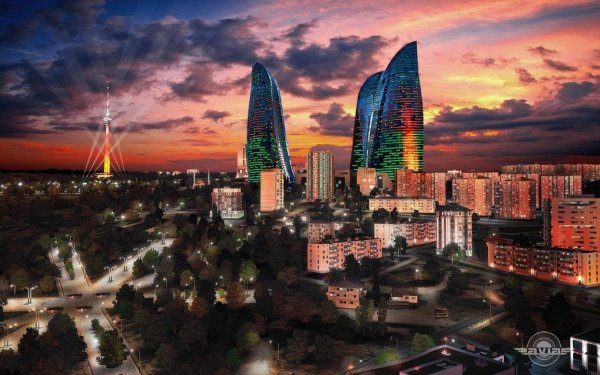 Обои на рабочий стол Баку