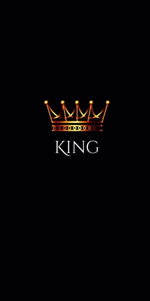 Надпись King с короной