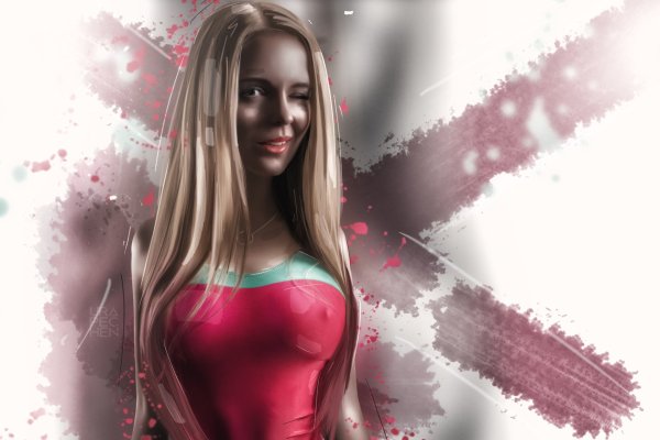 Девушка арт
