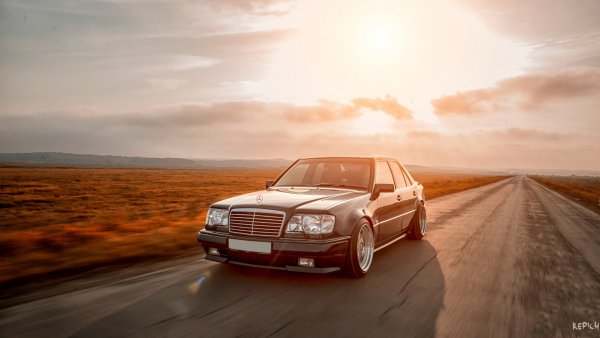 W124 Mercedes 4к